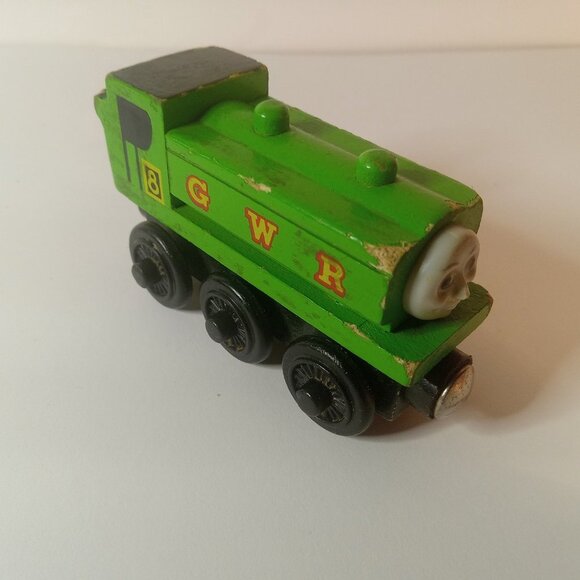 Thomas Wooden Railway Train DUCK Engine #8 Vintage Thomas & Friends Engine Wood - Picture 4 of 7